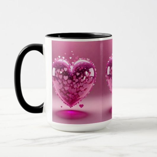 Herzdesign Tasse (Links)