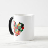 Herzdesign-Tasse: Eine Touch der Liebe in jeder Se Verwandlungstasse (Vorderseite Links)