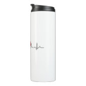 Herzdesign Thermosbecher (Nach rechts gedreht)