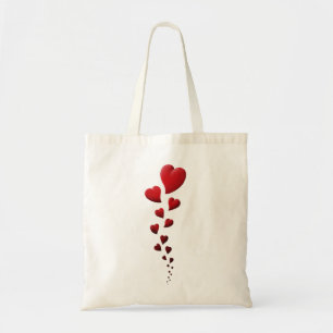 Herzdesign, Valentinstag Geschenk, Geschenk für B Tragetasche