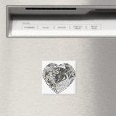 Herzdiamant Magnet (In Situ (Geschirrspüler))
