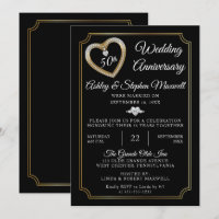 Herzdiamanten 50. Hochzeitstagfeier