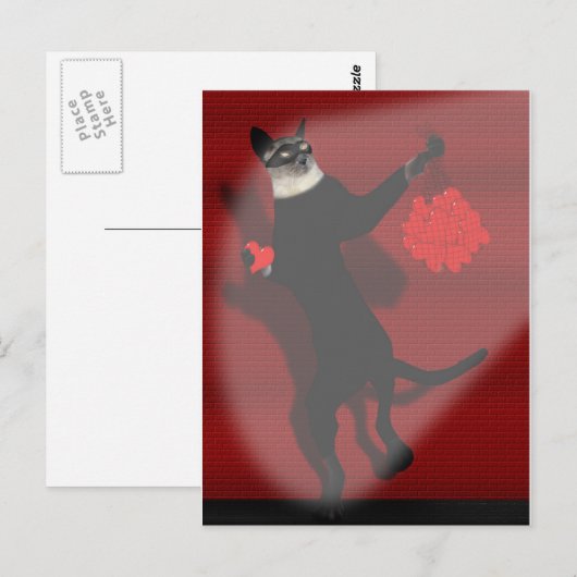 Herzdieb Postkarte (Vorne/Hinten)