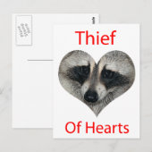 Herzdieb Postkarte (Vorne/Hinten)