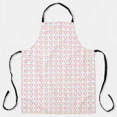 Herzdooddle-Muster Schürze (Vorderseite)