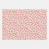 Herzdoodles Geschenkpapier Set (Vorderseite 2)