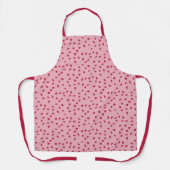 Herzdoodles - Rosa Valentinstag Schürze (Vorderseite)
