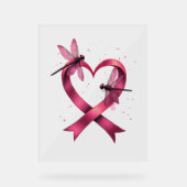 Herzdrachenfliegen Männer Frauen Kind Acrylschild (Vorderseite)