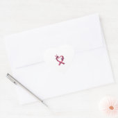 Herzdrachenfliegen Männer Frauen Kind Herz-Aufkleber (Umschlag)