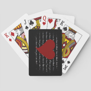Herzdruckkarten Spielkarten