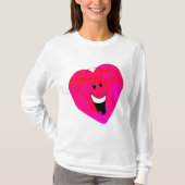 Herzdruckpapier Basic Long Sleeve T - Shirt (Vorderseite)