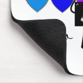 Herzecho-Techniker-einzigartige Geschenke Mousepad (Ecke)
