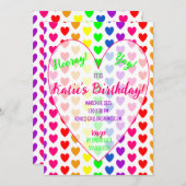 Herzeinladung Einladung (Vorne/Hinten)