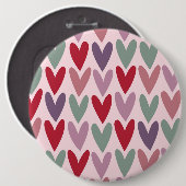 Herzen 5 button (Vorne & Hinten)