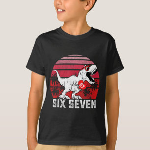 Herzen 67 Valentinstag 67 Meme Sechs Sieben 6 7 T- T-Shirt