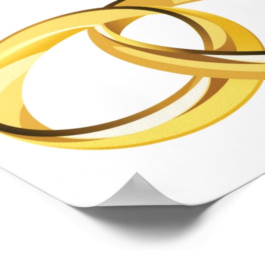 Herzen (7), Eheringe Poster (Ecke)