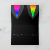 Herzen Aglow mit Stolz-homosexueller Karte (Innenseite)