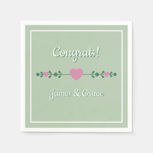 Herzen! Anwendergruppe Serviette (Vorderseite)