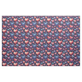 Herzen Aquarell-Kunst Stoff (Fat Quarter (45,7 x 55,9 cm))