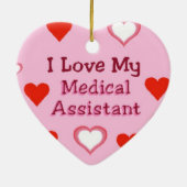 Herzen: Assistenzarzt-Verzierung Keramikornament (Hinten)