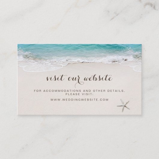 Herzen auf der Website des Sandstrandes einfügen K Platzkarte (Vorderseite)