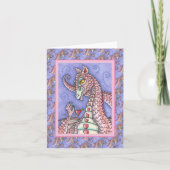 HERZEN AUF EINEM ZEICHENGRUPPEN-DRAGON-VALENTIN, F KARTE (Vorderseite)