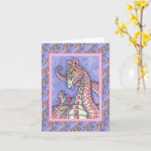 HERZEN AUF EINEM ZEICHENGRUPPEN-DRAGON-VALENTIN, F KARTE (Gelbe Blume)