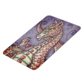 HERZEN AUF EINEM ZEICHENGRUPPEN-DRAGON-VALENTIN, F MAGNET (Linke Seite)
