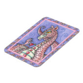 HERZEN AUF EINEM ZEICHENGRUPPEN-DRAGON-VALENTIN, F MAGNET (Linke Seite)
