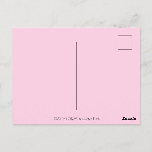 HERZEN AUF EINEM ZEICHENGRUPPEN-DRAGON-VALENTIN, F POSTKARTE (Rückseite)