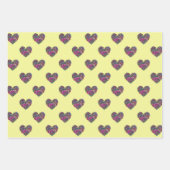 HERZEN AUF PASTEL GESCHENKPAPIER SET (Vorderseite 3)