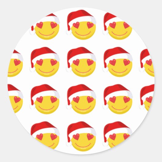 **HERZEN AUGEN SANTA*** CHRISTMAS STICKER (Vorderseite)