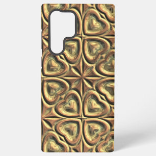 Herzen aus Gold Samsung Galaxy Hülle