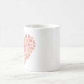 Herzen aus Herzdesign Kaffeetasse (Mittel)