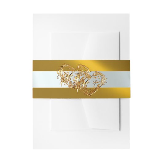 Herzen & Band - Gold/Gold (Vorderseite Beispiel)