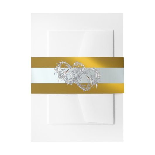 Herzen & Band - Gold/Silber (Vorderseite Beispiel)