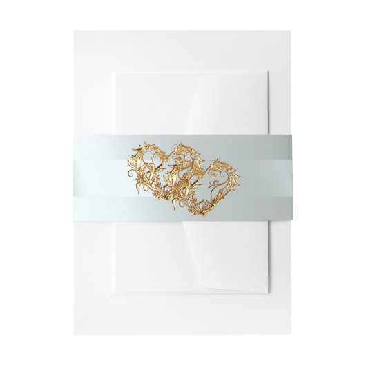 Herzen & Band - Silber/Gold (Vorderseite Beispiel)