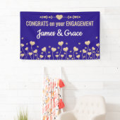 Herzen! Banner für benutzerdefinierte Verlobung Gl (Insitu)