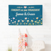 Herzen! Banner für benutzerdefinierte Verlobung Gl (Insitu)