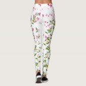 Herzen bei Blume Leggings (Rückseite)