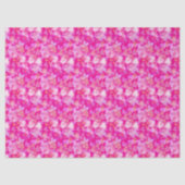 Herzen Bokeh-Muster Rosa Seidenpapier (Vorderseite)