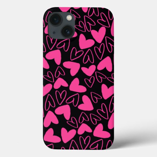 Herzen Case-Mate iPhone Hülle (Rückseite)