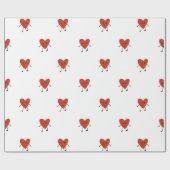 Herzen Charakter Geschenkpapier (Flach)