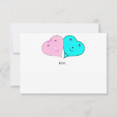 HERZEN DANKESKARTE (Rückseite)