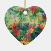 Herzen der Farbe Keramikornament (Hinten)