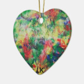 Herzen der Farbe Keramikornament (Links)