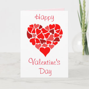 Herzen der Grußkarte Liebevalentines Tages Feiertagskarte