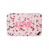 Herzen der Liebe Badematte (Vorderseite)