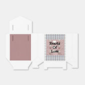Herzen der Liebe drei Geschenkschachtel (Ungefaltet)