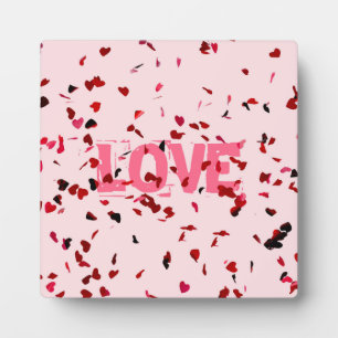 Herzen der Liebe Fotoplatte